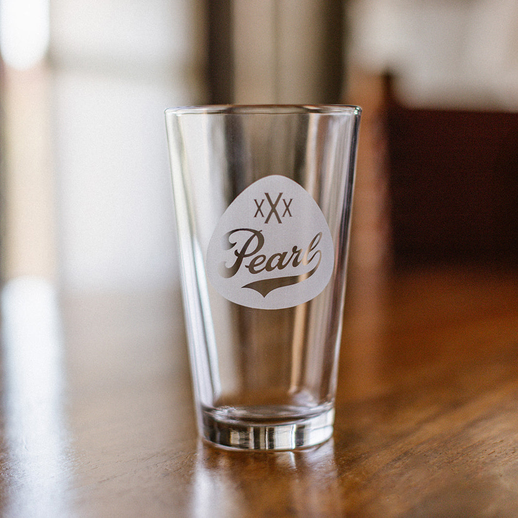 Pearl Pint Glass