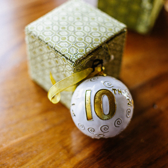 10th Anniversary Ornament