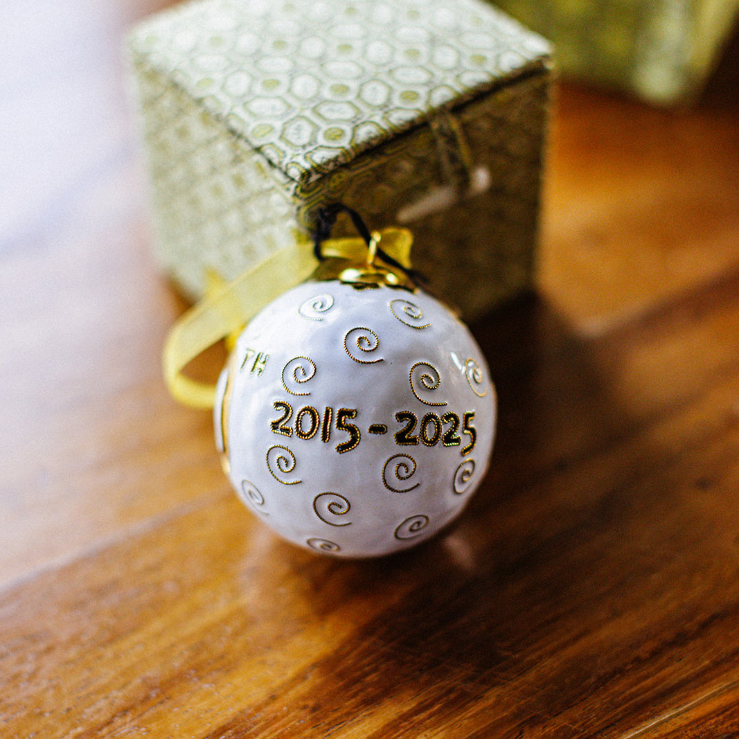 10th Anniversary Ornament