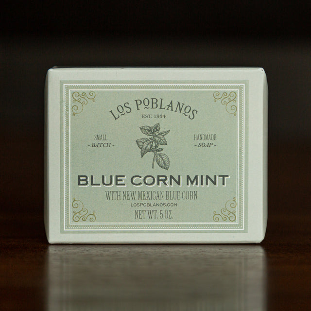 Los Poblanos Bar Soap - Blue Corn Mint