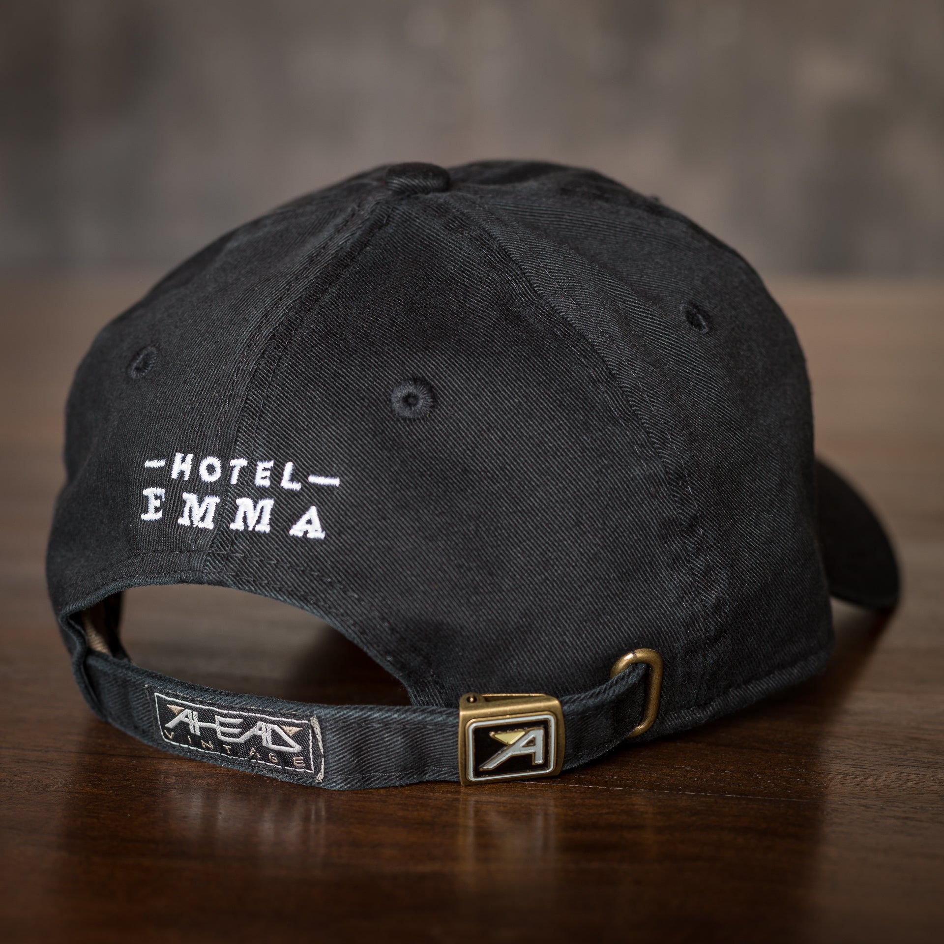 Hat - Black with Gold Logo