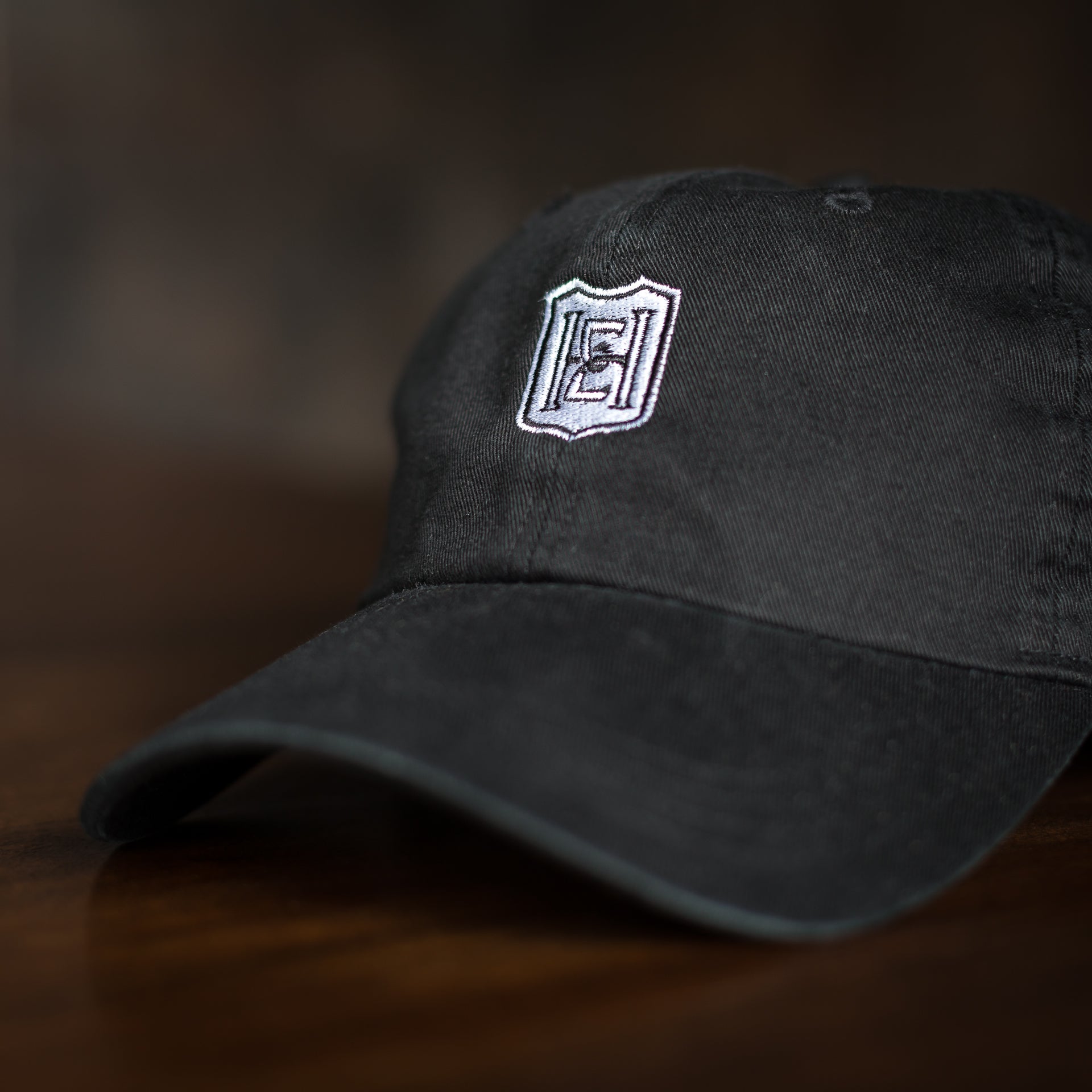 Hat - Black with White Logo